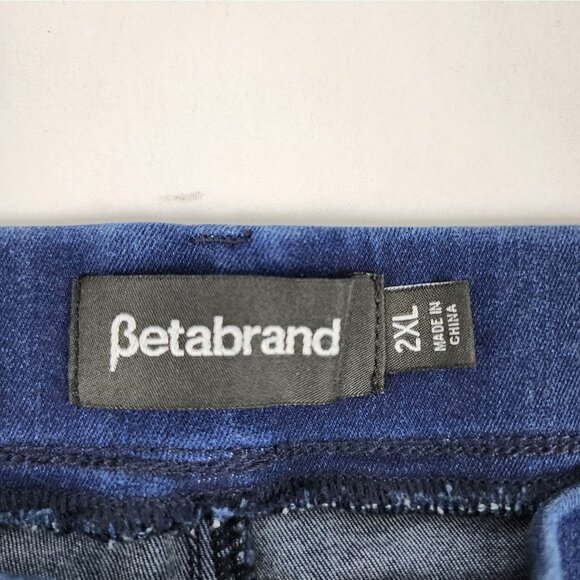 Betabrand Jeans Womens 2XL Blue Classic Dress Pant Yoga Pant W1544-IN - Picture 4 of 10